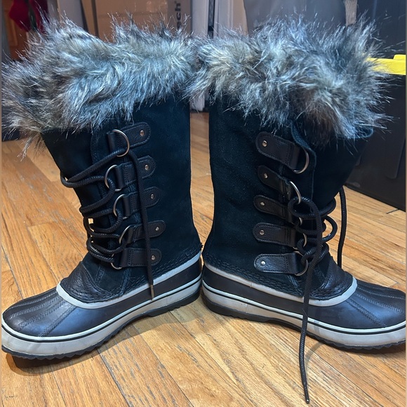 Sorel Joan of Arctic Women's Winter Snow Waterproof Leather Boots NL3481 Size 9 - Picture 6 of 8